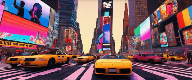 Il y a un quart de siècle, les créateurs de GTA 6 fermaient complètement Times Square à New York pour un jeu vidéo méconnu.